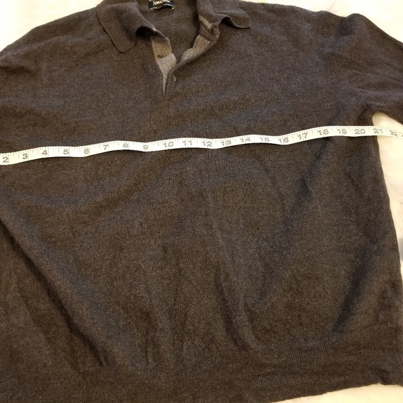 Neiman Marcus❤Merino Wool Button Pullover Sweater - Picture 5 of 7